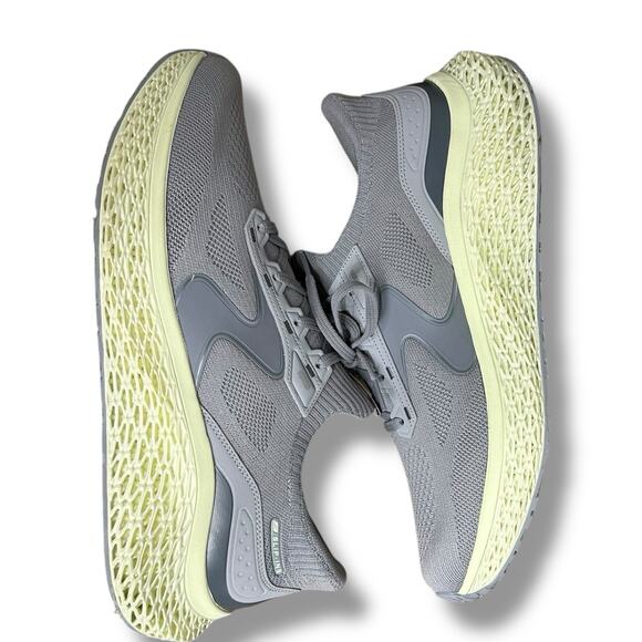 SKECHERS Sneakers 3D Energy POLZAR Hands Free Slip-Ins Size 13 Mens Gray Lime - Picture 6 of 13